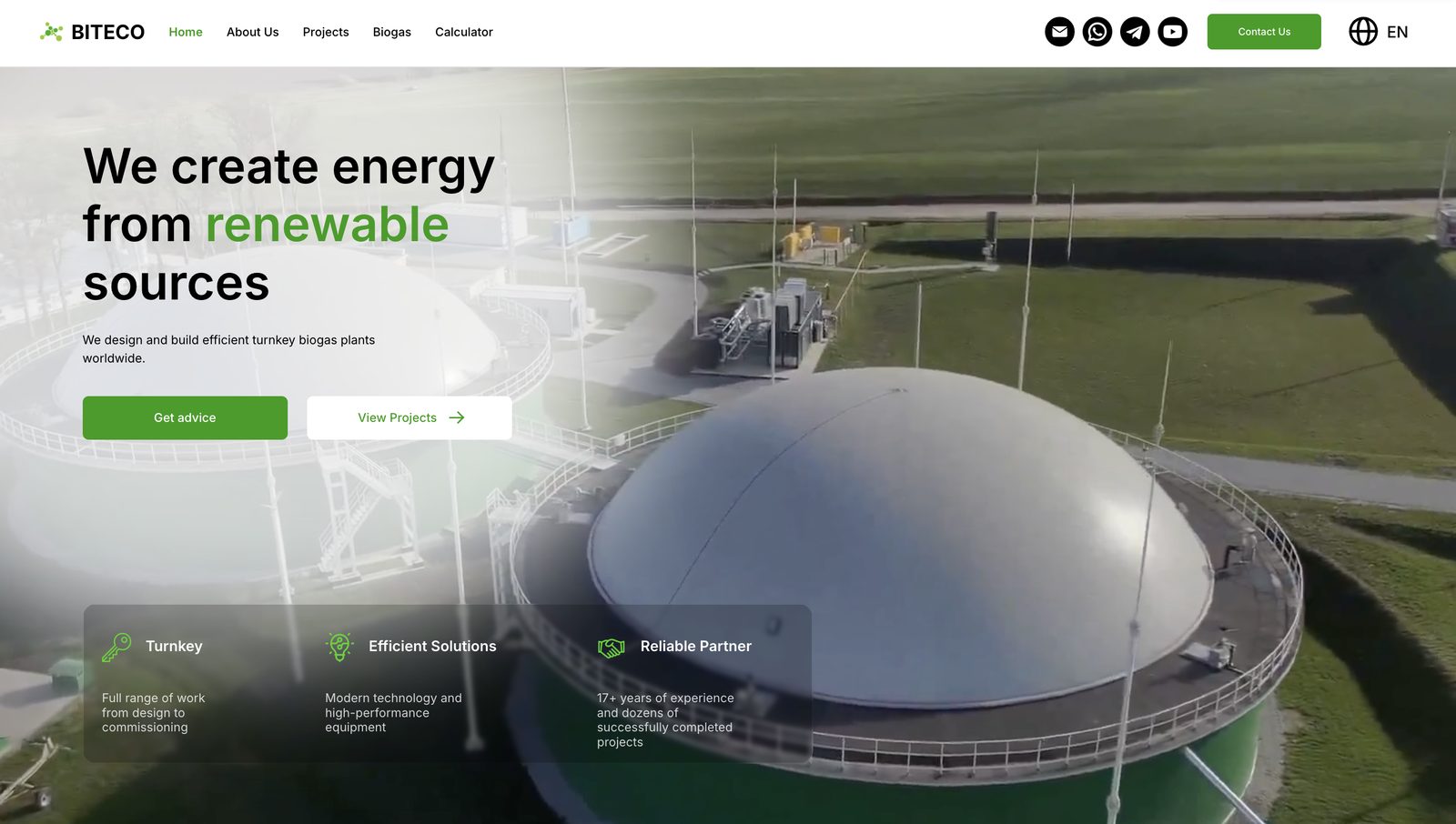 Главная страница biteco-energy.com